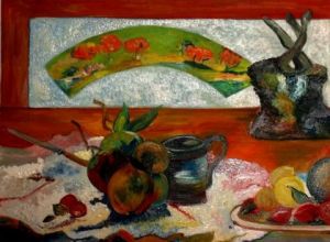 Voir le détail de cette oeuvre: Nature morte à l'eventail de Gauguin